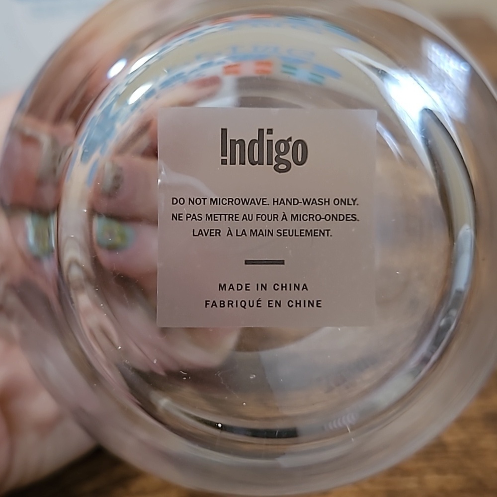 Indigo Christmas First and Last Call Set of Coffee Mug and Stemless Wine Glass - Picture 9 of 11